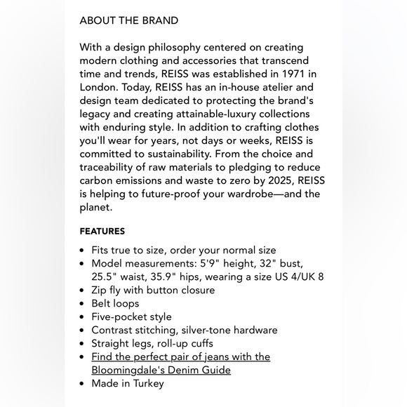 Reiss Sienna Straight Leg - Picture 3 of 14